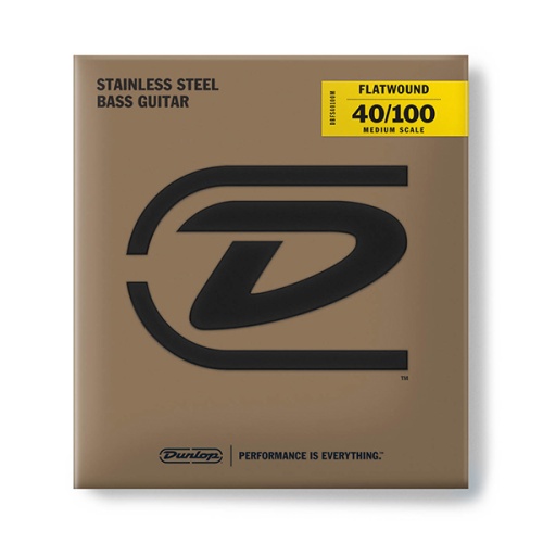 Dunlop DBFS40100M Flatwound Medium Scale