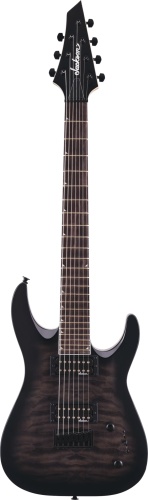 JACKSON JS22Q-7 Dinky DKA HT Transparent Black Burst